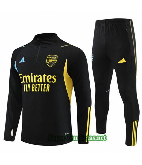 Tailandia Chándal Arsenal Negro 2023/24
