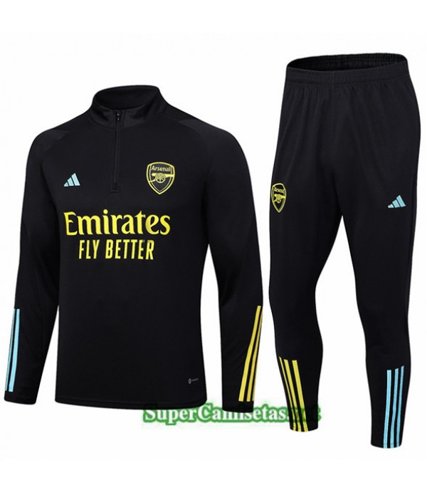 Tailandia Chándal Arsenal Negro 2023/24