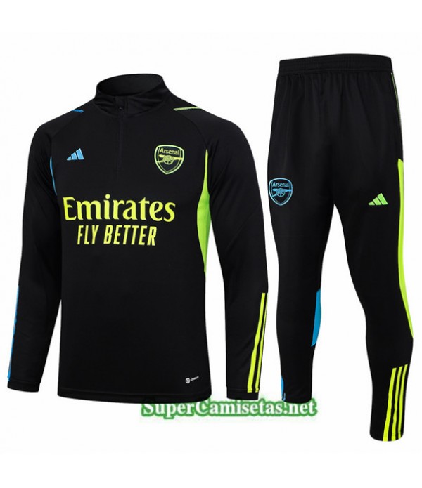 Tailandia Chándal Arsenal Negro 2023/24