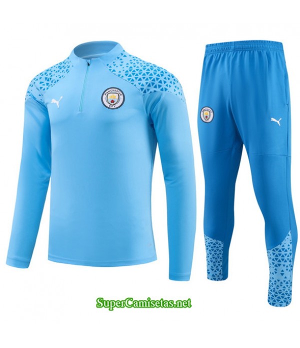 Tailandia Chándal Manchester City Azul 2023/24