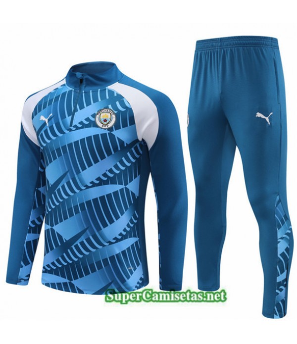 Tailandia Chándal Manchester City Niño Azul 2023/24