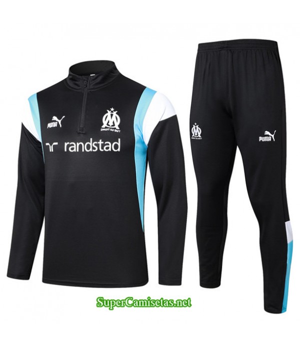 Tailandia Chándal Marsella Negro 2023/24