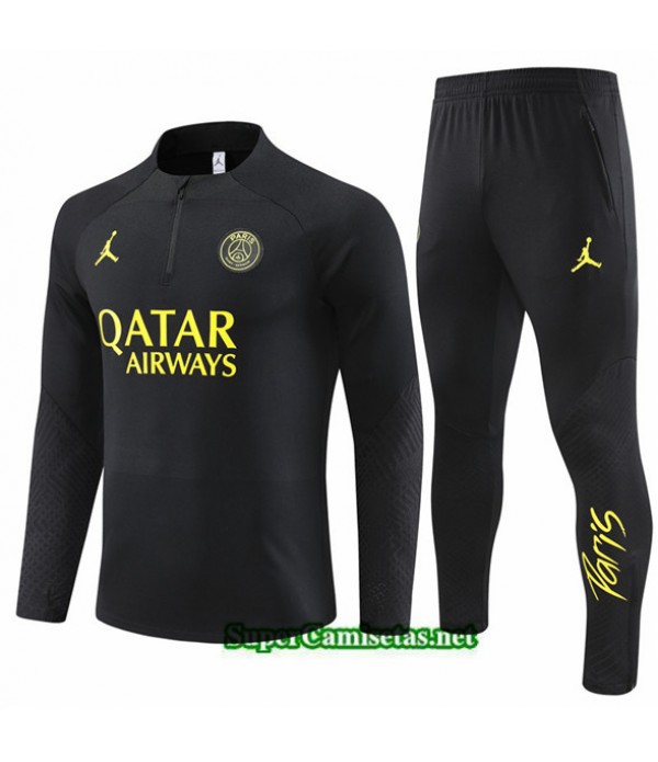 Tailandia Chándal Psg Negro 2023/24