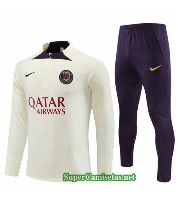 Tailandia Chándal Psg Niño Albaricoque 2023/24