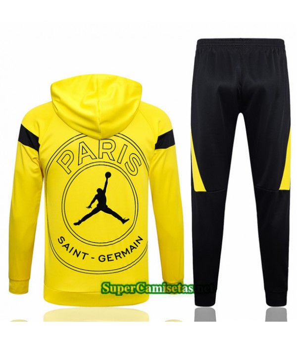 Tailandia Chándal Psg Sombrero Amarillo 2023/24