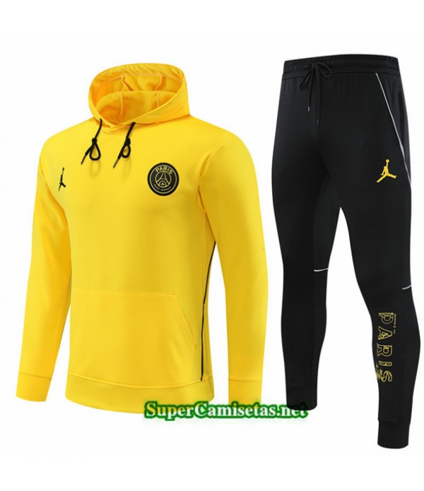 Tailandia Chándal Psg Sombrero Amarillo 2023/24