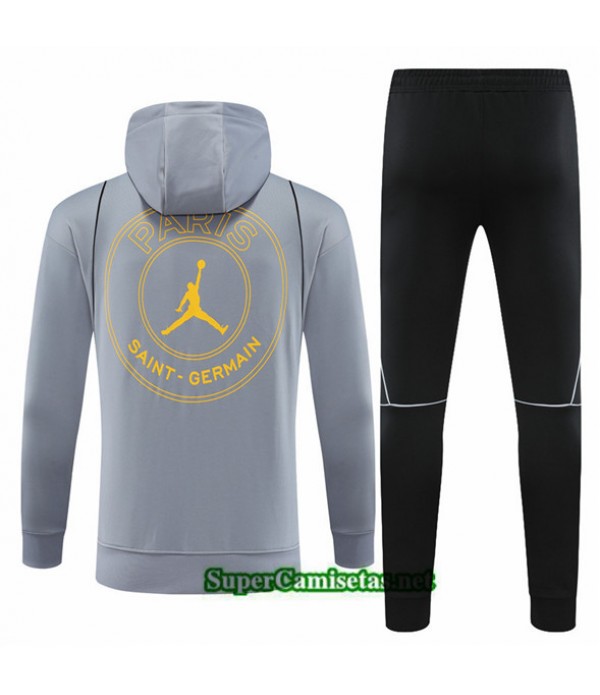 Tailandia Chándal Psg Sombrero Gris 2023/24