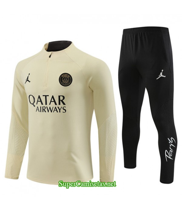 Tailandia Chándal Paris Psg Amarillo Claro 2023/24