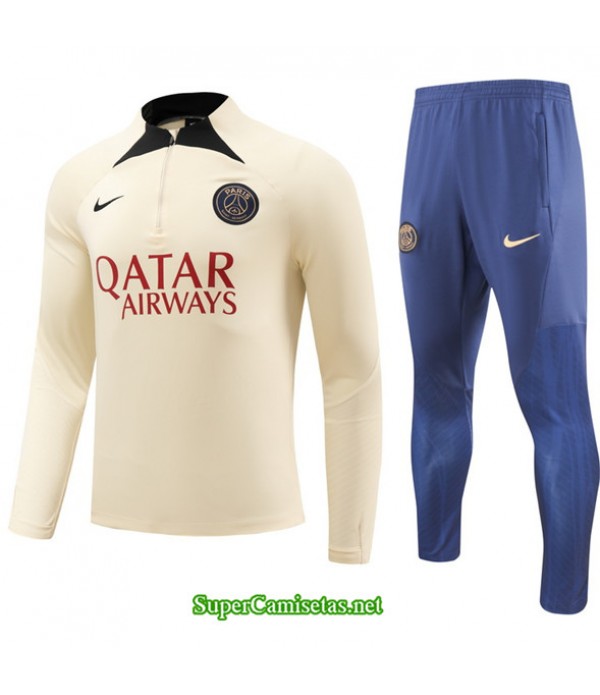 Tailandia Chándal Paris Psg Amarillo Claro 2023/24