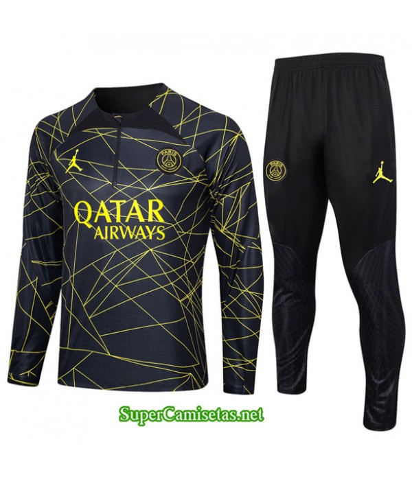 Tailandia Chándal Paris Psg Niño Negro 2023/24