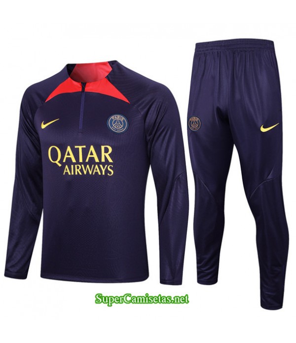 Tailandia Chándal Paris Psg Púrpura 2023/24