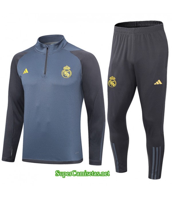 Tailandia Chándal Real Madrid Azul/gris 2023/24