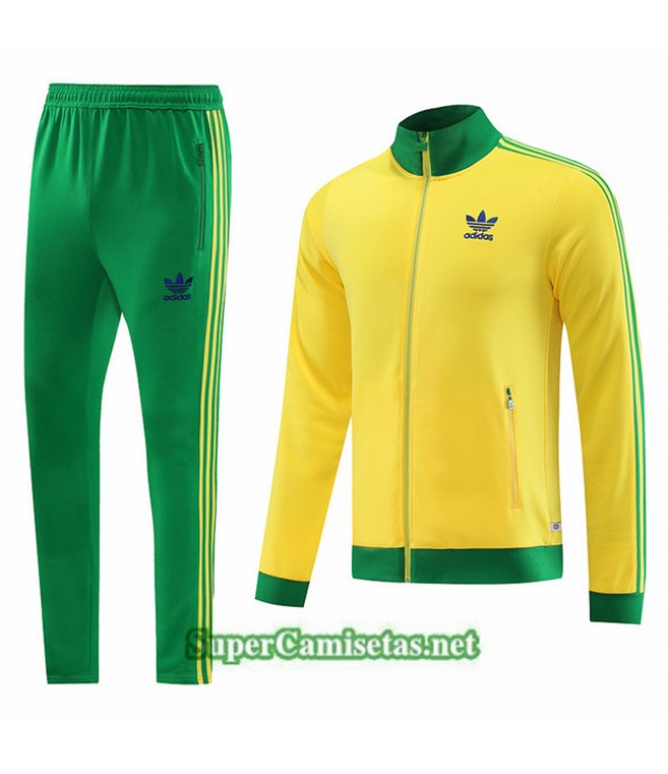 Tailandia Chaqueta Chándal Adidas Amarillo 2023/24