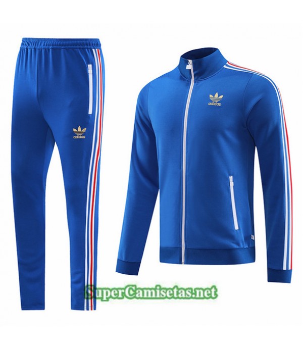 Tailandia Chaqueta Chándal Adidas Azul 2023/24