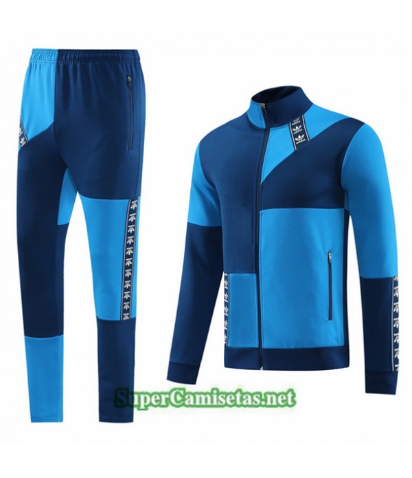 Tailandia Chaqueta Chándal Adidas Azul 2023/24