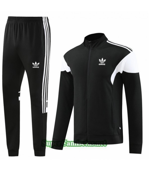 Tailandia Chaqueta Chándal Adidas Negro 2023/24