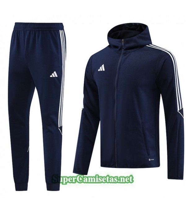 Tailandia Chaqueta Chándal Adidas Sombrero Azul 2023/24