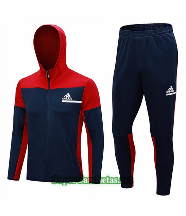 Tailandia Chaqueta Chándal Adidas Sombrero Azul 2023/24