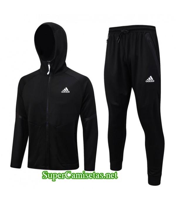 Tailandia Chaqueta Chándal Adidas Sombrero Negro 2023/24