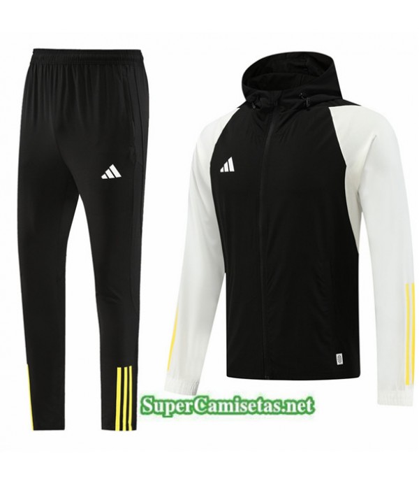 Tailandia Chaqueta Chándal Adidas Sombrero Negro 2023/24