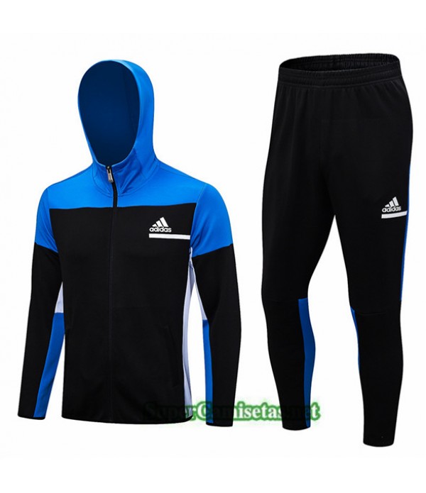 Tailandia Chaqueta Chándal Adidas Sombrero Negro 2023/24