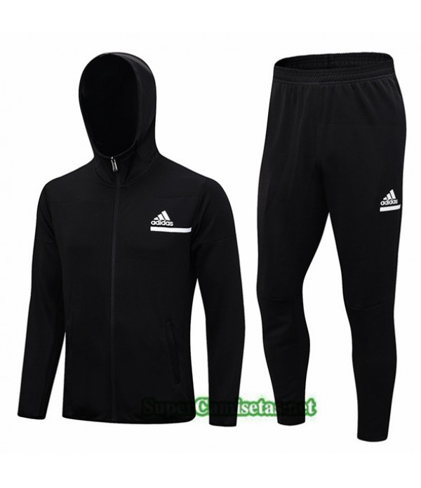 Tailandia Chaqueta Chándal Adidas Sombrero Negro 2023/24