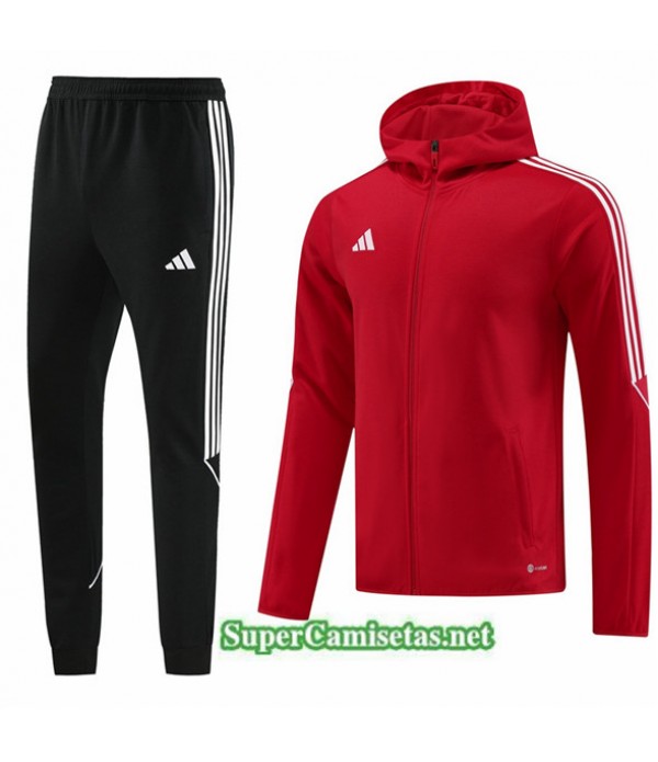 Tailandia Chaqueta Chándal Adidas Sombrero Rojo 2023/24