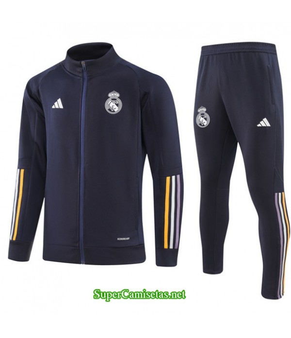 Tailandia Chaqueta Chándal Real Madrid Azul 2023/24