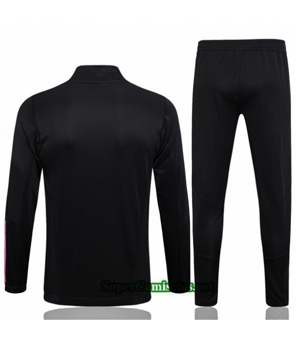 Tailandia Chaqueta Chándal Real Madrid Negro 2023/24