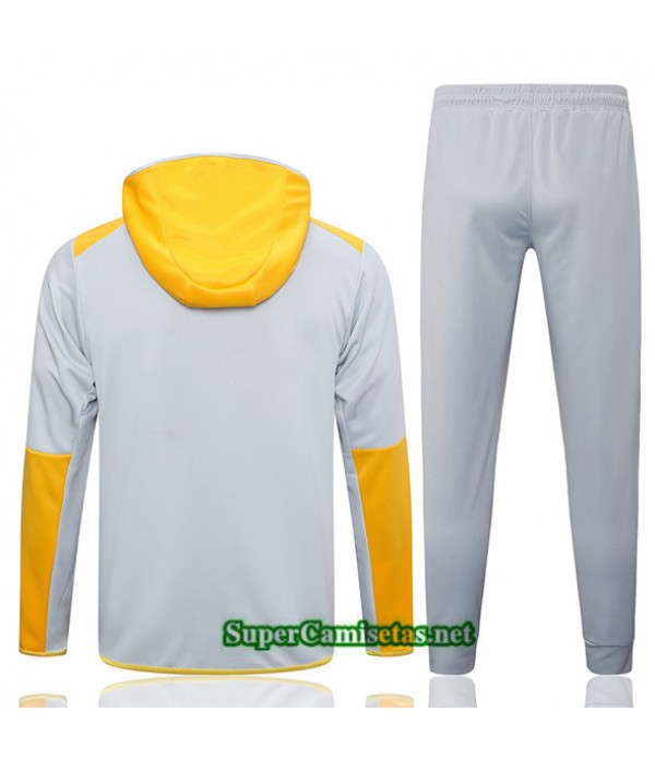 Tailandia Chaqueta Chándal Nike Sombrero Gris 2023/24