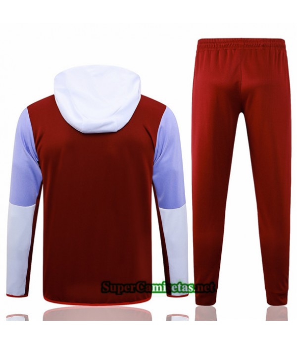 Tailandia Chaqueta Chándal Nike Sombrero Rojo 2023/24