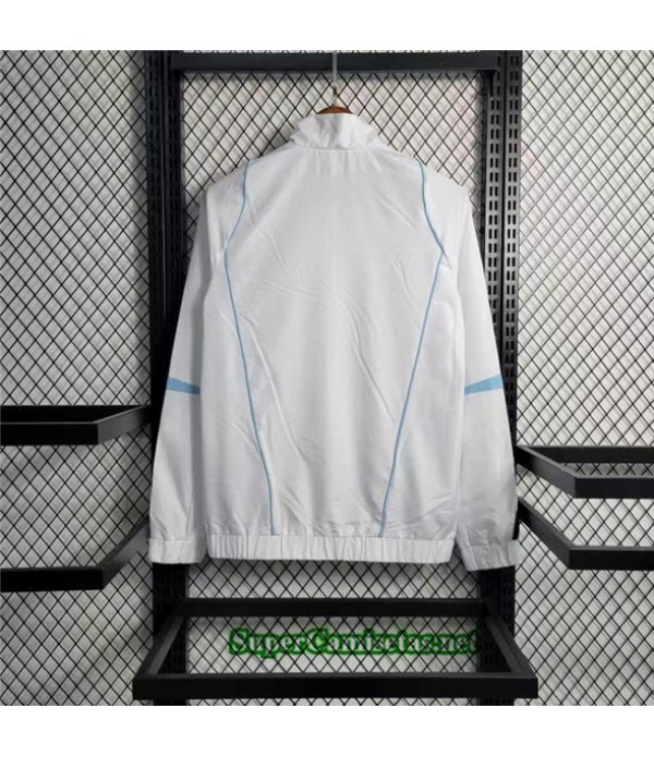 Tailandia Chaqueta Rompevientos Argentina Blanco 2023/24