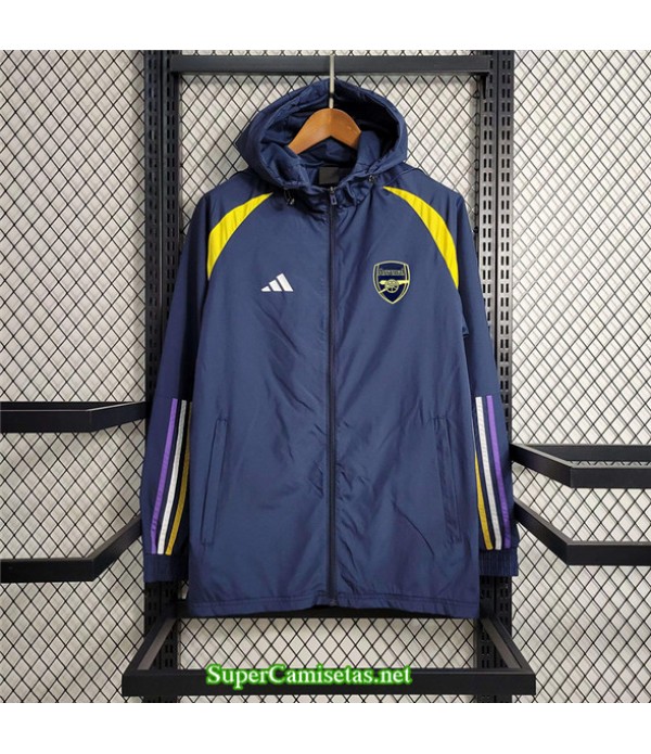 Tailandia Chaqueta Rompevientos Arsenal Azul 2023/24