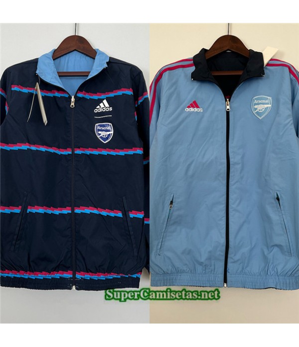 Tailandia Chaqueta Rompevientos Arsenal Azul 2023/...