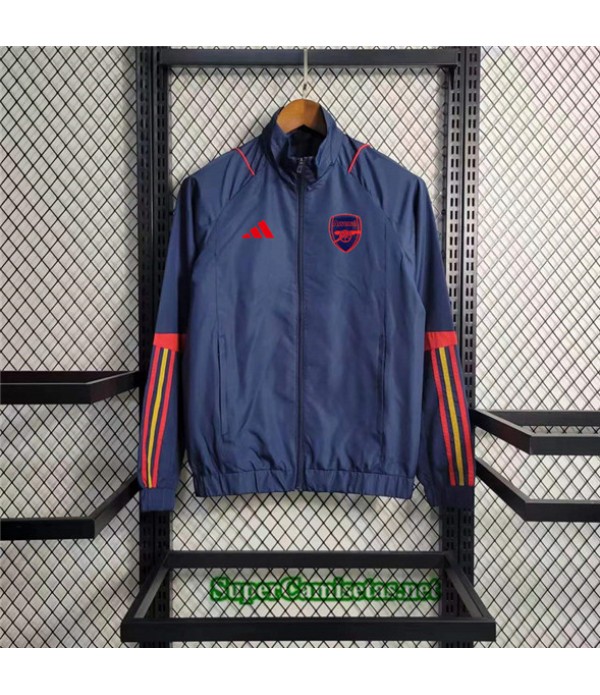 Tailandia Chaqueta Rompevientos Arsenal Azul 2023/24