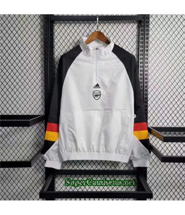 Tailandia Chaqueta Rompevientos Arsenal Blanco 202...