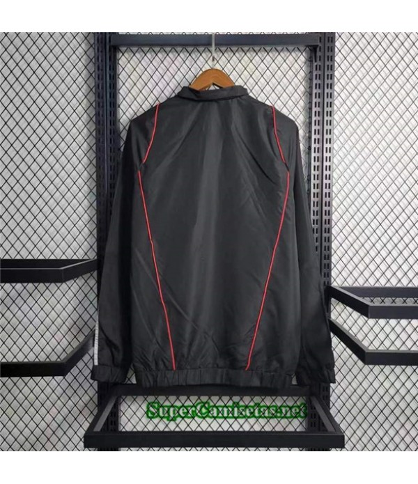 Tailandia Chaqueta Rompevientos Arsenal Negro 2023/24