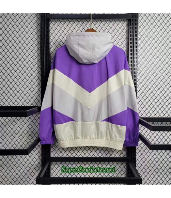 Tailandia Chaqueta Rompevientos Arsenal Púrpura 2023/24