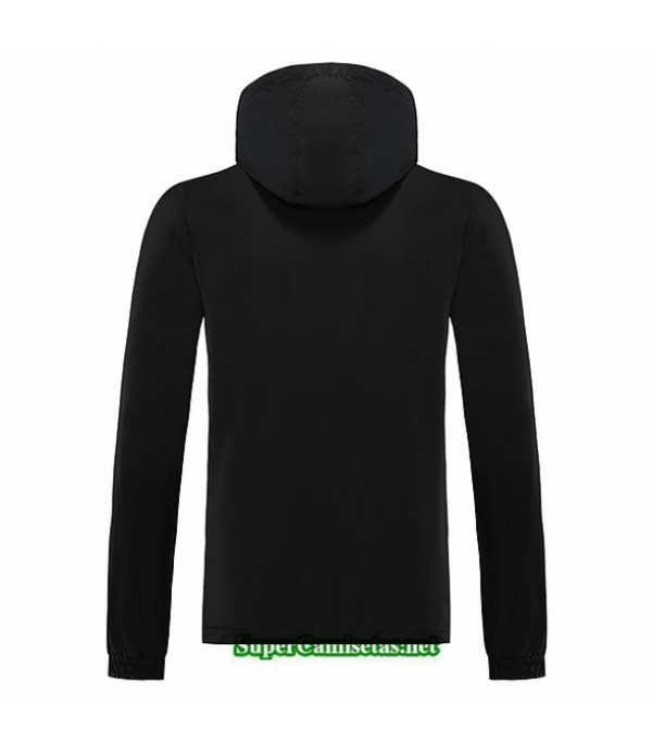 Tailandia Chaqueta Rompevientos Flamengo Negro 2023/24