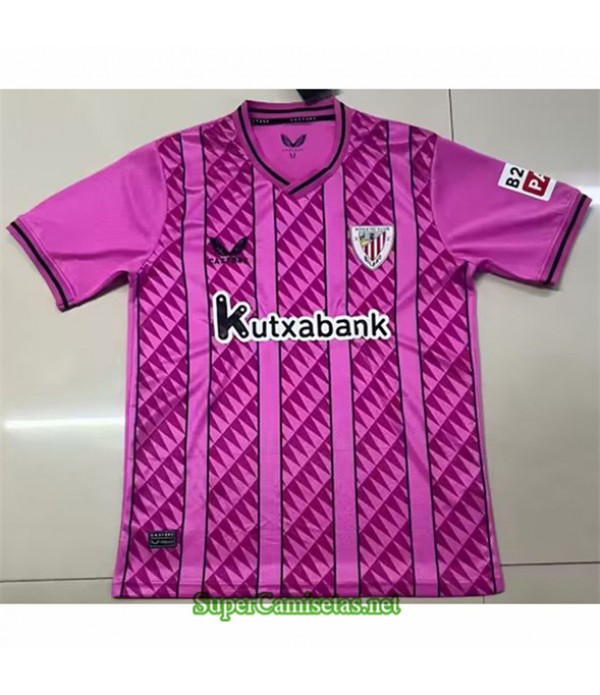 Tailandia Equipacion Camiseta Athletic De Bilbao Rosa 2023/24
