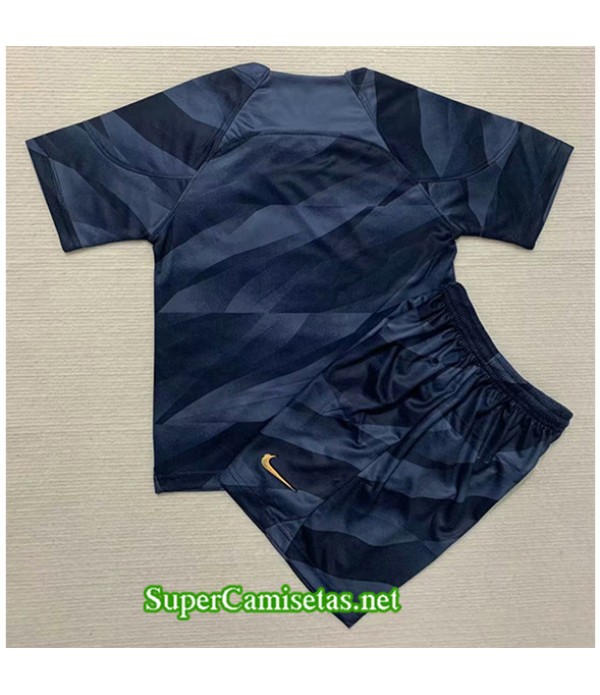 Tailandia Equipacion Camiseta Chelsea Niño Portero Negro 2023/24