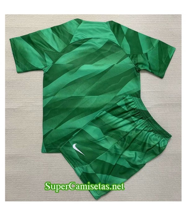 Tailandia Equipacion Camiseta Chelsea Niño Portero Verde 2023/24