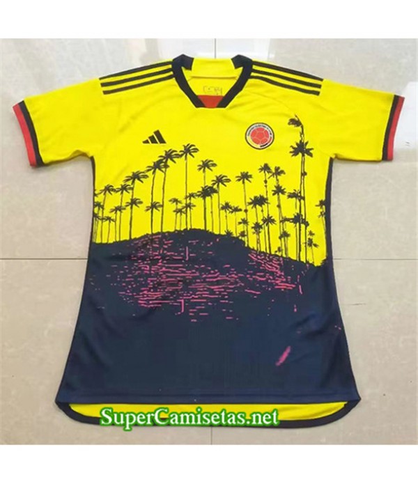 Tailandia Equipacion Camiseta Colombia Amarillo 2023/24