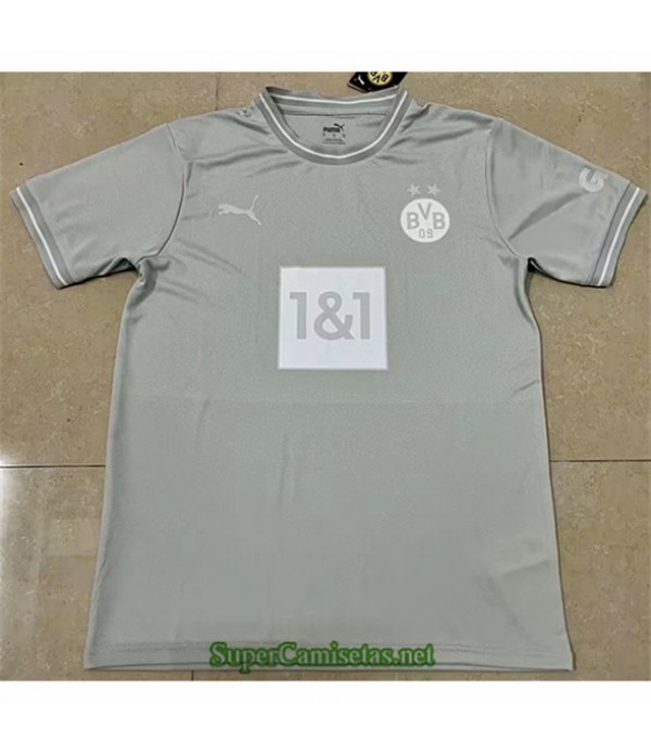 Tailandia Equipacion Camiseta Dortmund Gris 2023/24