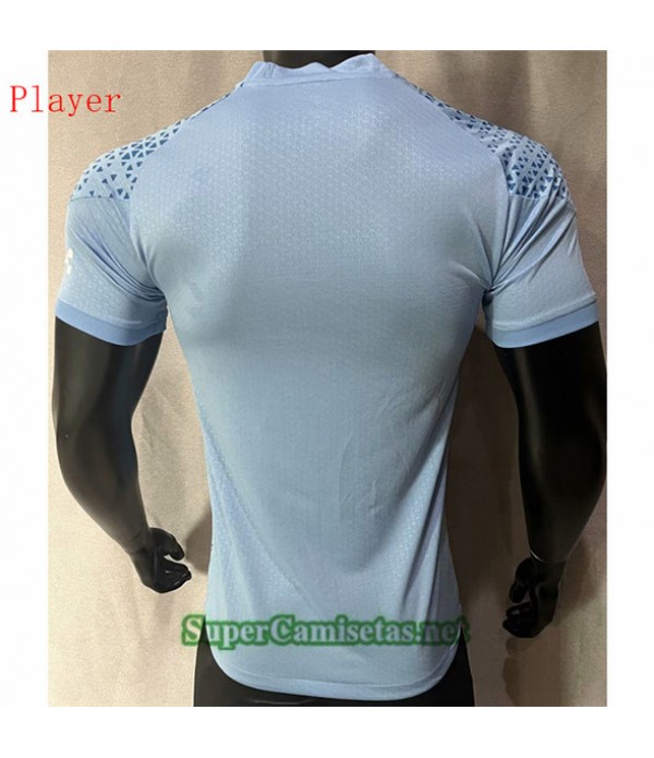 Tailandia Equipacion Camiseta Manchester City Player Azul 2023/24