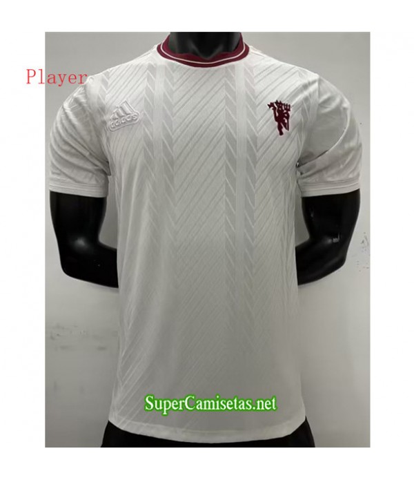 Tailandia Equipacion Camiseta Manchester United Player Casual Wear Blanco