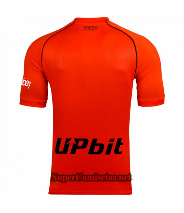 Tailandia Equipacion Camiseta Napoli Portero Naranja 2023/24