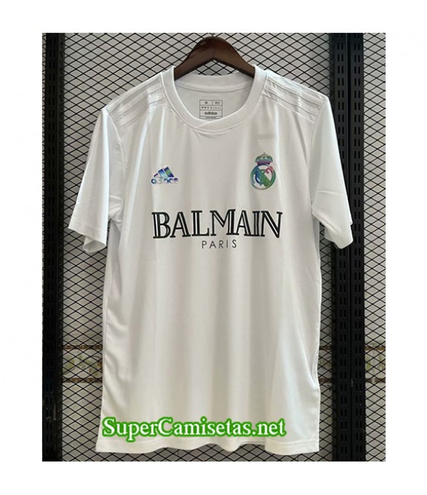 Tailandia Equipacion Camiseta Real Madrid Blanco 2...