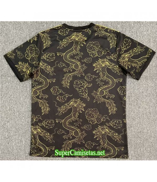 Tailandia Equipacion Camiseta Real Madrid Negro Golden Dragon 2023/24