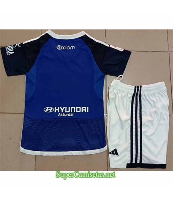 Tailandia Equipacion Camiseta Real Oviedo Niño Azul 2023/24